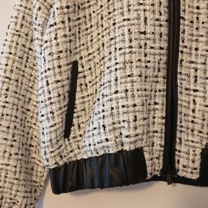 Tweed Bomber jacket size Large